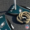 image:imageSolid Wood NFL Quoits Set with Direct Print HD Team Graphics  Tailgate Ring Toss Game  Great Gift for Any Football Fan Ring Toss Family Outdoor Games for The BeachPhiladelphia Eagles