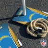 image:imageSolid Wood NFL Quoits Set with Direct Print HD Team Graphics  Tailgate Ring Toss Game  Great Gift for Any Football Fan Ring Toss Family Outdoor Games for The BeachLos Angeles Chargers