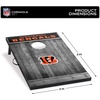 image:imageWild Sports 2 x 3 MDF Cornhole Set 2 Boards amp 8 Bean BagsCincinnati Bengals