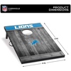 image:imageWild Sports 2 x 3 MDF Cornhole Set 2 Boards amp 8 Bean BagsDetroit Lions