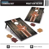 image:imageWild Sports NCAA Direct Print MDF Cornhole Board Set 8 Bean BagsTexas Longhorns