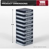 image:imageWild Sports NCAA Pro Football Tabletop Stackers Block Game for College Football Fan Dorm Game TailgateLSU Tigers
