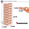 image:imageWild Sports NFL Giant Stacking Wooden Blocks  Tumbling Tower Classic Family Game Stacks  Great Gift for Any Football FanAtlanta Falcons