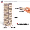 image:imageWild Sports NFL Giant Stacking Wooden Blocks  Tumbling Tower Classic Family Game Stacks  Great Gift for Any Football FanBaltimore Ravens