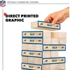 image:imageWild Sports NFL Giant Stacking Wooden Blocks  Tumbling Tower Classic Family Game Stacks  Great Gift for Any Football FanBuffalo Bills