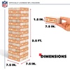 image:imageWild Sports NFL Giant Stacking Wooden Blocks  Tumbling Tower Classic Family Game Stacks  Great Gift for Any Football FanChicago Bears
