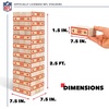 image:imageWild Sports NFL Giant Stacking Wooden Blocks  Tumbling Tower Classic Family Game Stacks  Great Gift for Any Football FanCleveland Browns