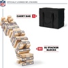 image:imageWild Sports NFL Giant Stacking Wooden Blocks  Tumbling Tower Classic Family Game Stacks  Great Gift for Any Football FanDallas Cowboys