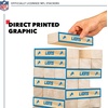 image:imageWild Sports NFL Giant Stacking Wooden Blocks  Tumbling Tower Classic Family Game Stacks  Great Gift for Any Football FanDetroit Lions
