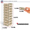 image:imageWild Sports NFL Giant Stacking Wooden Blocks  Tumbling Tower Classic Family Game Stacks  Great Gift for Any Football FanGreen Bay Packers