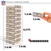 image:imageWild Sports NFL Giant Stacking Wooden Blocks  Tumbling Tower Classic Family Game Stacks  Great Gift for Any Football FanIndianapolis Colts