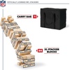 image:imageWild Sports NFL Giant Stacking Wooden Blocks  Tumbling Tower Classic Family Game Stacks  Great Gift for Any Football FanIndianapolis Colts