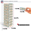 image:imageWild Sports NFL Giant Stacking Wooden Blocks  Tumbling Tower Classic Family Game Stacks  Great Gift for Any Football FanLos Angeles Chargers