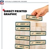 image:imageWild Sports NFL Giant Stacking Wooden Blocks  Tumbling Tower Classic Family Game Stacks  Great Gift for Any Football FanPhiladelphia Eagles