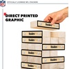image:imageWild Sports NFL Giant Stacking Wooden Blocks  Tumbling Tower Classic Family Game Stacks  Great Gift for Any Football FanPittsburgh Steelers
