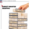 image:imageWild Sports NFL Giant Stacking Wooden Blocks  Tumbling Tower Classic Family Game Stacks  Great Gift for Any Football FanSeattle Seahawks