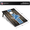 image:imageWild Sports NFL MDF Cornhole Set 2 Boards amp 8 Cornhole BagsDetroit Lions