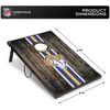 image:imageWild Sports NFL MDF Cornhole Set 2 Boards amp 8 Cornhole BagsLos Angeles Rams