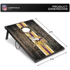 image:imageWild Sports NFL MDF Cornhole Set 2 Boards amp 8 Cornhole BagsMinnesota Vikings