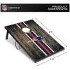 image:imageWild Sports NFL MDF Cornhole Set 2 Boards amp 8 Cornhole BagsNew England Patriots