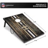 image:imageWild Sports NFL MDF Cornhole Set 2 Boards amp 8 Cornhole BagsNew Orleans Saints