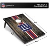 image:imageWild Sports NFL MDF Cornhole Set 2 Boards amp 8 Cornhole BagsNew York Giants