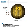 image:imageWild Sports Solid Wood College Hook amp Ring Toss Set with Direct Print HD Team Graphics  Easy Hang Hook and Ring Toss Target  Great Gift for Any NCAA FanMichigan Wolverines