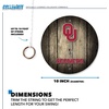 image:imageWild Sports Solid Wood College Hook amp Ring Toss Set with Direct Print HD Team Graphics  Easy Hang Hook and Ring Toss Target  Great Gift for Any NCAA FanOklahoma Sooners