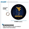 image:imageWild Sports Solid Wood College Hook amp Ring Toss Set with Direct Print HD Team Graphics  Easy Hang Hook and Ring Toss Target  Great Gift for Any NCAA FanWest Virginia Mountaineers