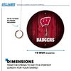 image:imageWild Sports Solid Wood College Hook amp Ring Toss Set with Direct Print HD Team Graphics  Easy Hang Hook and Ring Toss Target  Great Gift for Any NCAA FanWisconsin Badgers