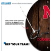 image:imageWild Sports Solid Wood College Hook amp Ring Toss Set with Direct Print HD Team Graphics  Easy Hang Hook and Ring Toss Target  Great Gift for Any NCAA FanNebraska Cornhuskers
