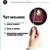 image:imageWild Sports Solid Wood College Hook amp Ring Toss Set with Direct Print HD Team Graphics  Easy Hang Hook and Ring Toss Target  Great Gift for Any NCAA FanFlorida State Seminoles