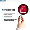 image:imageWild Sports Solid Wood College Hook amp Ring Toss Set with Direct Print HD Team Graphics  Easy Hang Hook and Ring Toss Target  Great Gift for Any NCAA FanWisconsin Badgers