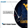 image:imageWild Sports Solid Wood College Hook amp Ring Toss Set with Direct Print HD Team Graphics  Easy Hang Hook and Ring Toss Target  Great Gift for Any NCAA FanWest Virginia Mountaineers