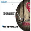 image:imageWild Sports Solid Wood College Hook amp Ring Toss Set with Direct Print HD Team Graphics  Easy Hang Hook and Ring Toss Target  Great Gift for Any NCAA FanOklahoma Sooners