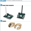 image:imageWild Sports Solid Wood College Quoits Set with Direct Print HD Team Graphics  Tailgate Ring Toss Game  Great Gift for Any NCAA Fan Ring Toss Outdoor Games for The BeachMichigan State Spartans