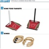 image:imageWild Sports Solid Wood College Quoits Set with Direct Print HD Team Graphics  Tailgate Ring Toss Game  Great Gift for Any NCAA Fan Ring Toss Outdoor Games for The BeachWisconsin Badgers