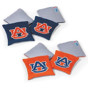 image:imageNCAA College Dual Sided Bean Bags by Wild Sports 8 Count Premium Toss Bags for Cornhole Set  Great for Tailgates Outdoors BackyardAuburn Tigers