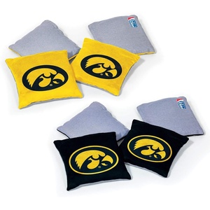 image:imageNCAA College Dual Sided Bean Bags by Wild Sports 8 Count Premium Toss Bags for Cornhole Set  Great for Tailgates Outdoors BackyardIowa Hawkeyes