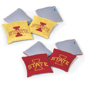 image:imageNCAA College Dual Sided Bean Bags by Wild Sports 8 Count Premium Toss Bags for Cornhole Set  Great for Tailgates Outdoors BackyardIowa State Cyclones