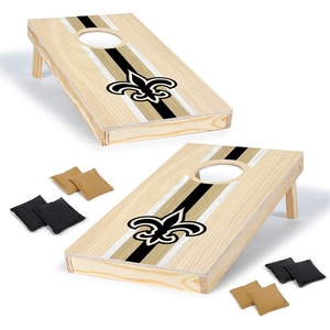 image:imageNFL Football Portable Cornhole Set 2 Boards amp 8 Bean BagsNew Orleans Saints