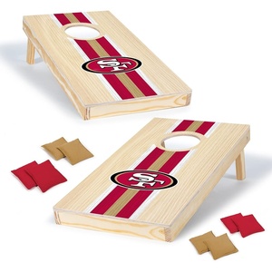 image:imageNFL Football Portable Cornhole Set 2 Boards amp 8 Bean BagsSan Francisco 49ers