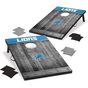 image:imageWild Sports 2 x 3 MDF Cornhole Set 2 Boards amp 8 Bean BagsDetroit Lions