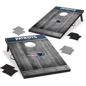 image:imageWild Sports 2 x 3 MDF Cornhole Set 2 Boards amp 8 Bean BagsNew England Patriots
