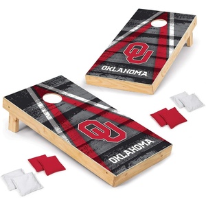 image:imageWild Sports NCAA 2 x 4 Cornhole Board Set 8 Bean BagsOklahoma Sooners