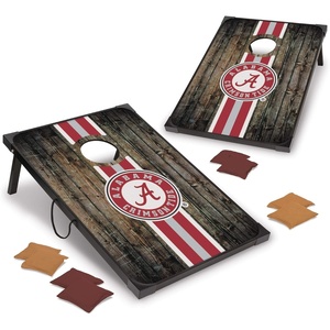 image:imageWild Sports NCAA Direct Print MDF Cornhole Board Set 8 Bean BagsAlabama Crimson Tide