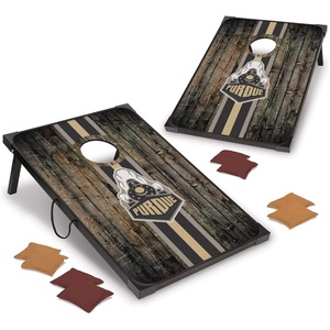 image:imageWild Sports NCAA Direct Print MDF Cornhole Board Set 8 Bean BagsPurdue Boilermakers