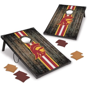 image:imageWild Sports NCAA Direct Print MDF Cornhole Board Set 8 Bean BagsUSC Trojans