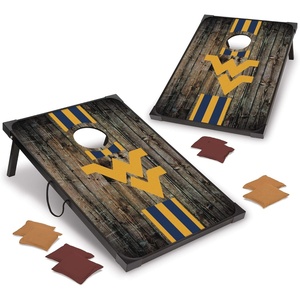 image:imageWild Sports NCAA Direct Print MDF Cornhole Board Set 8 Bean BagsWest Virginia Mountaineers