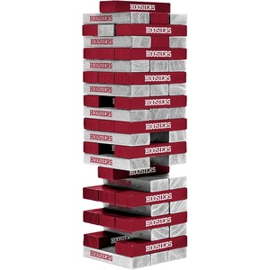 image:imageWild Sports NCAA Pro Football Tabletop Stackers Block Game for College Football Fan Dorm Game TailgateIndiana Hoosiers